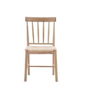 Ettington Wooden Dining Chair Natural - Set of 2