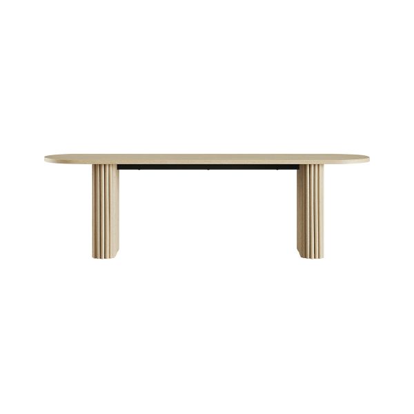 Maru 150cm Dining Bench, Greige Oak