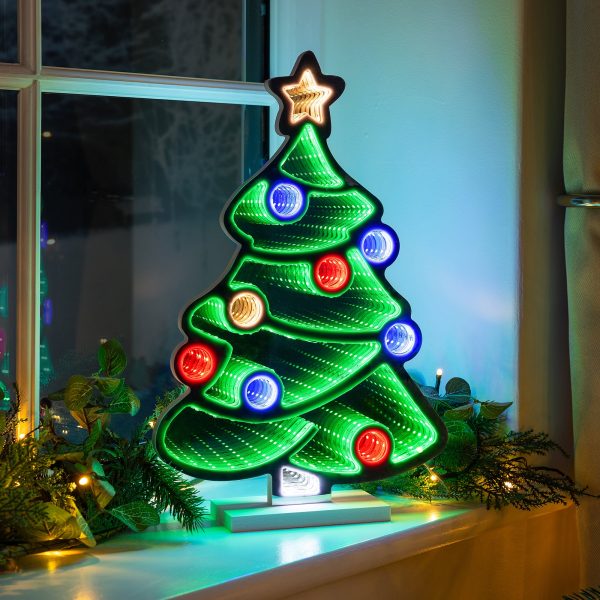 Christmas Tree Infinity Light – 40cm