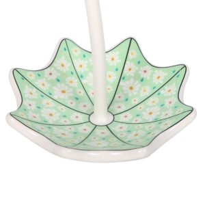 Floral Umbrella Trinket Dish
