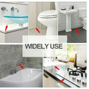 Caulk Tape Strip Bathroom Kitchen Self Adhesive Sealant – White · 2.2x3.2cm