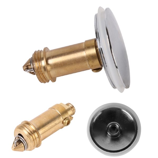 Push-Button Basin Drain Stopper – 38mm
