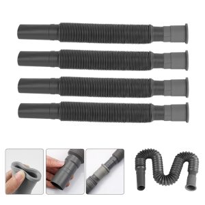 5 Pcs Collapsible Flexible Drainage Waste Water Pipes – Grey