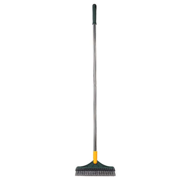 3 in 1 Floor Scrub Brush Squeegee Mop Water Scrubber with 120 – Green · 3 in