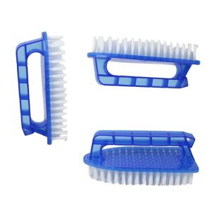 Scrubbing Brush with Handle Laundry Cleaning Scrubbing – Random Colours · 14cm