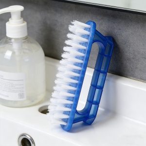 Scrubbing Brush with Handle Laundry Cleaning Scrubbing – Random Colours · 14cm