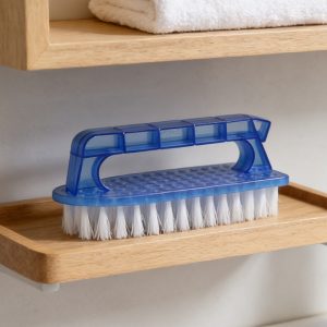Scrubbing Brush with Handle Laundry Cleaning Scrubbing – Random Colours · 14cm