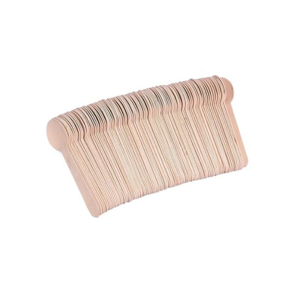 100PCS Disposable Wooden Spoons Eco-friendly Natural Recyclable – 15.5cm