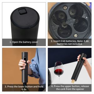 Electric Wine Bottle Opener Automatic Corkscrew Professional