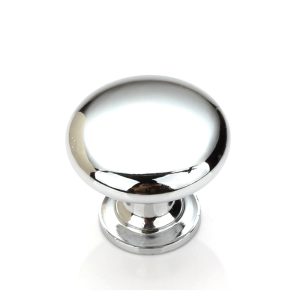 28mm Zinc Alloy Round Stainless Steel Kitchen Cabinet Knobs Drawer Handles