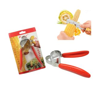 One Step Corn Peeler Thresher Tool Cob Kerneler Cutter Stripper – Red