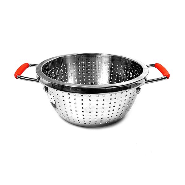 Metal Strainer Colander with 2 Handles for Kitchen Food Pasta