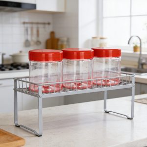 4PCS 300mL Plastic Food Storage Jar with Lids Kitchen Pet Food Storage Jar