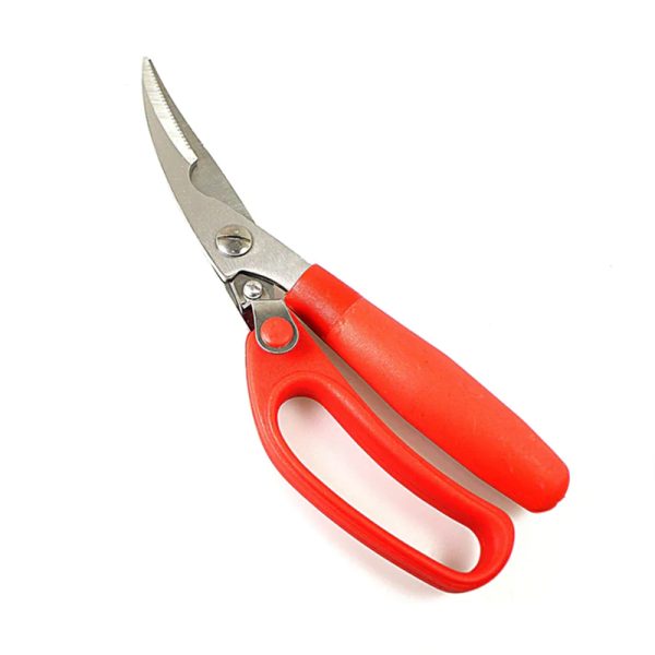 15cm Kitchen Scissors Meat Chicken Scissors Heavy Duty – Random Colours · 15cm