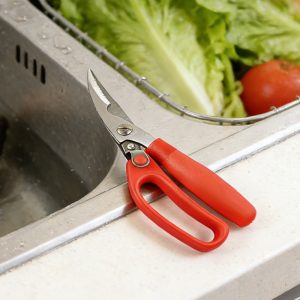 15cm Kitchen Scissors Meat Chicken Scissors Heavy Duty – Random Colours · 15cm