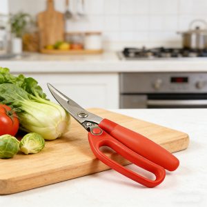 15cm Kitchen Scissors Meat Chicken Scissors Heavy Duty – Random Colours · 15cm