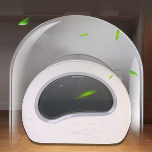 Large Cat Litter Box Anti-Splashing Cat Pan Drawer Cat Potty Tray – Grey