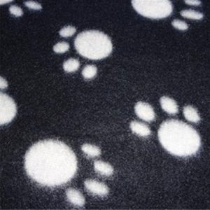 Paw Print Pet Sleeping Comfort Blanket Soft – Random Colour · 119 x 98cm