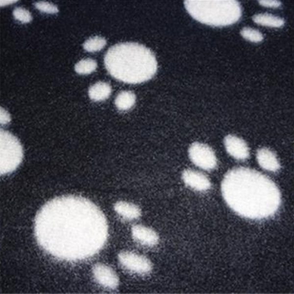 Paw Print Pet Sleeping Comfort Blanket Soft – Random Colour · 119 x 98cm