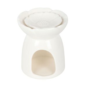 White Peony Oil Burner and Wax Warmer