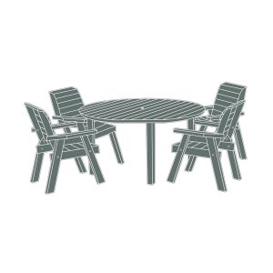 Round 4 Seater Set | Furniture Cover