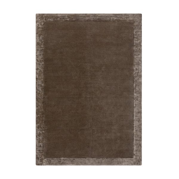 Albi Taupe Hand Tufted Wool & Viscose Rug