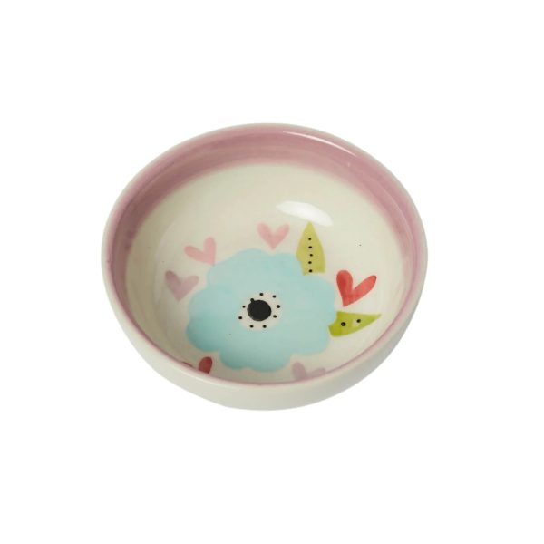 Hearts & Flowers Stoneware Bowl