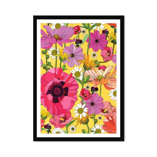 Summer Poppies Fine Art Print Yellow