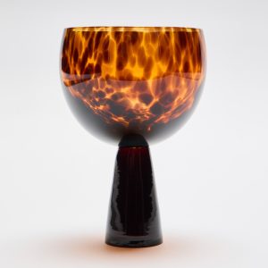 Amber Swirl Gin Glasses – Set of Two