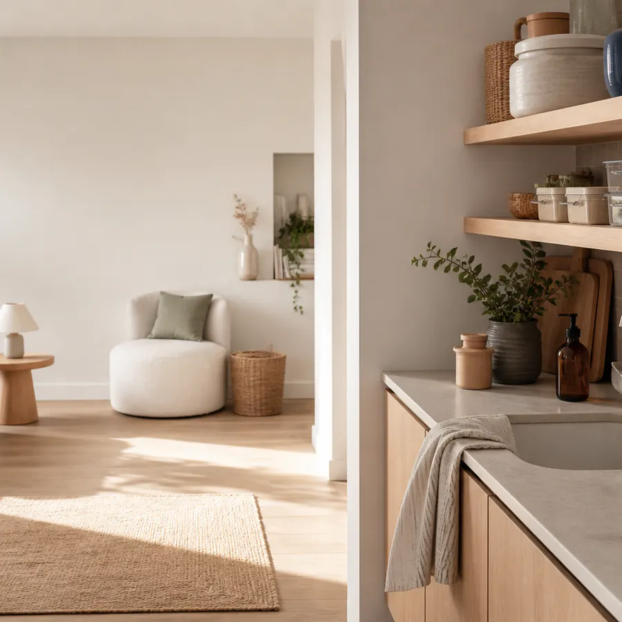A calm, light-filled Nookwell living space