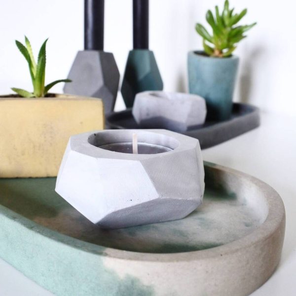 Concrete Tea light Holder (5 colours available)