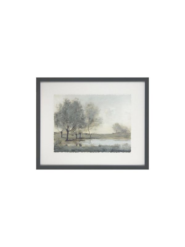 Near the Pond II Framed Picture